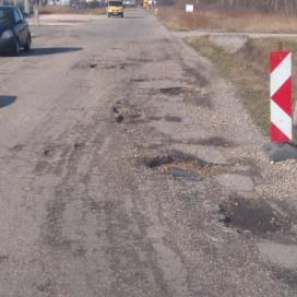 24. számú út, fejlesztés előtt